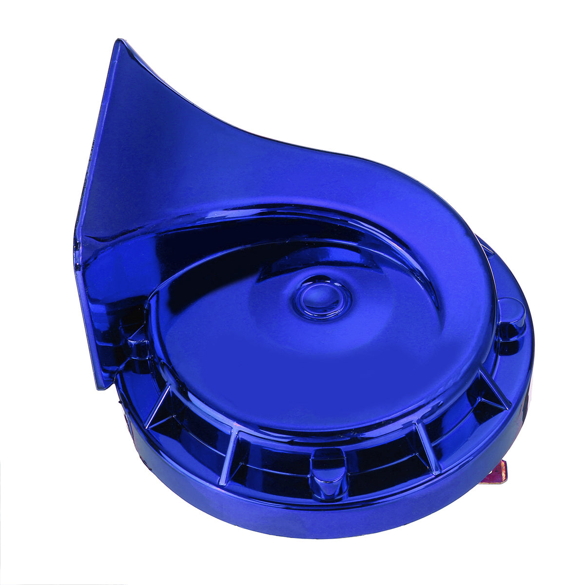 Royal Blue 12V 115dB Snail Air Horn Siren Loud Waterproof For Truck Motorcycle Car Universal