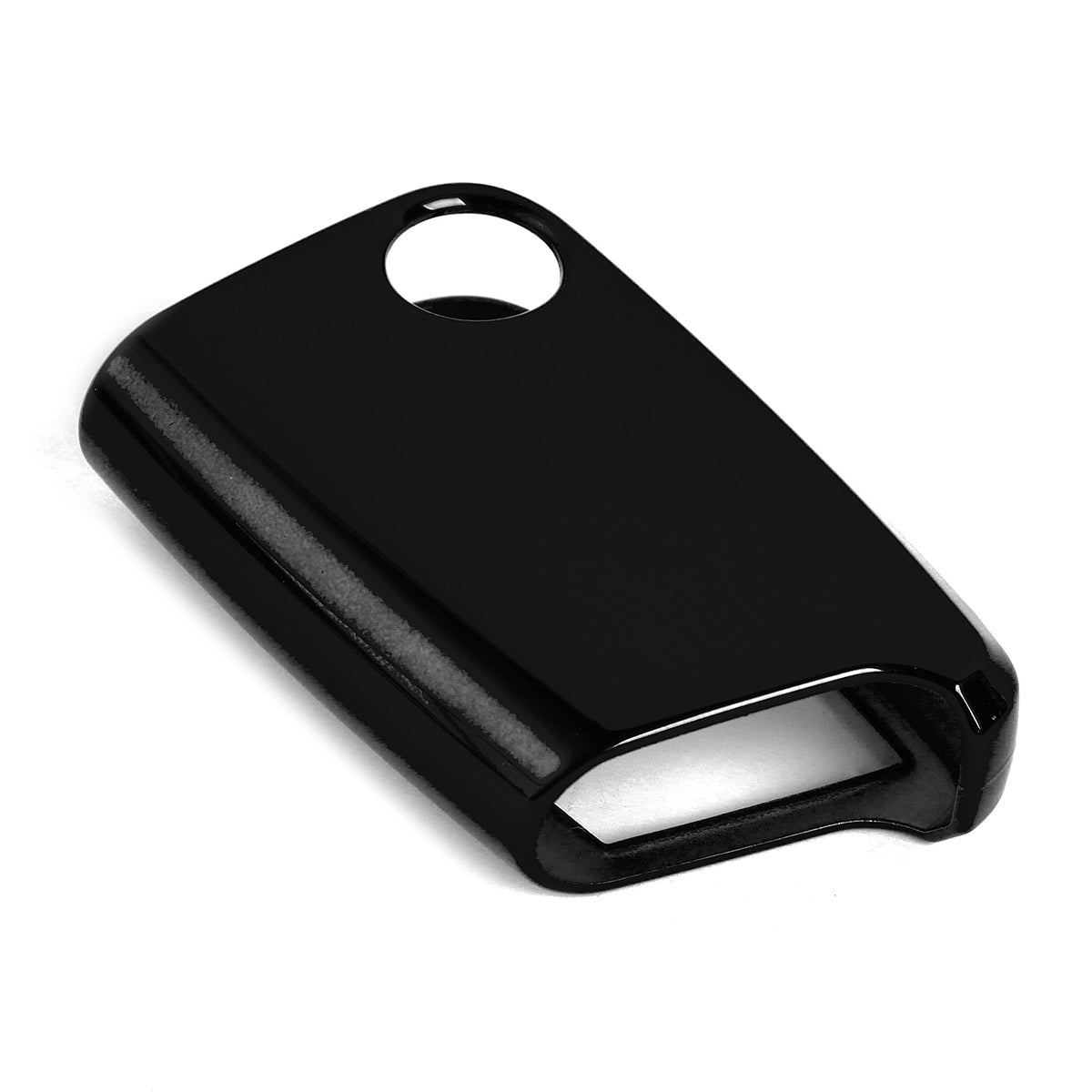 Black TPU Remote Protect Car Key Case Cover Shell For VW TIGUAN Golf Skoda Octavia