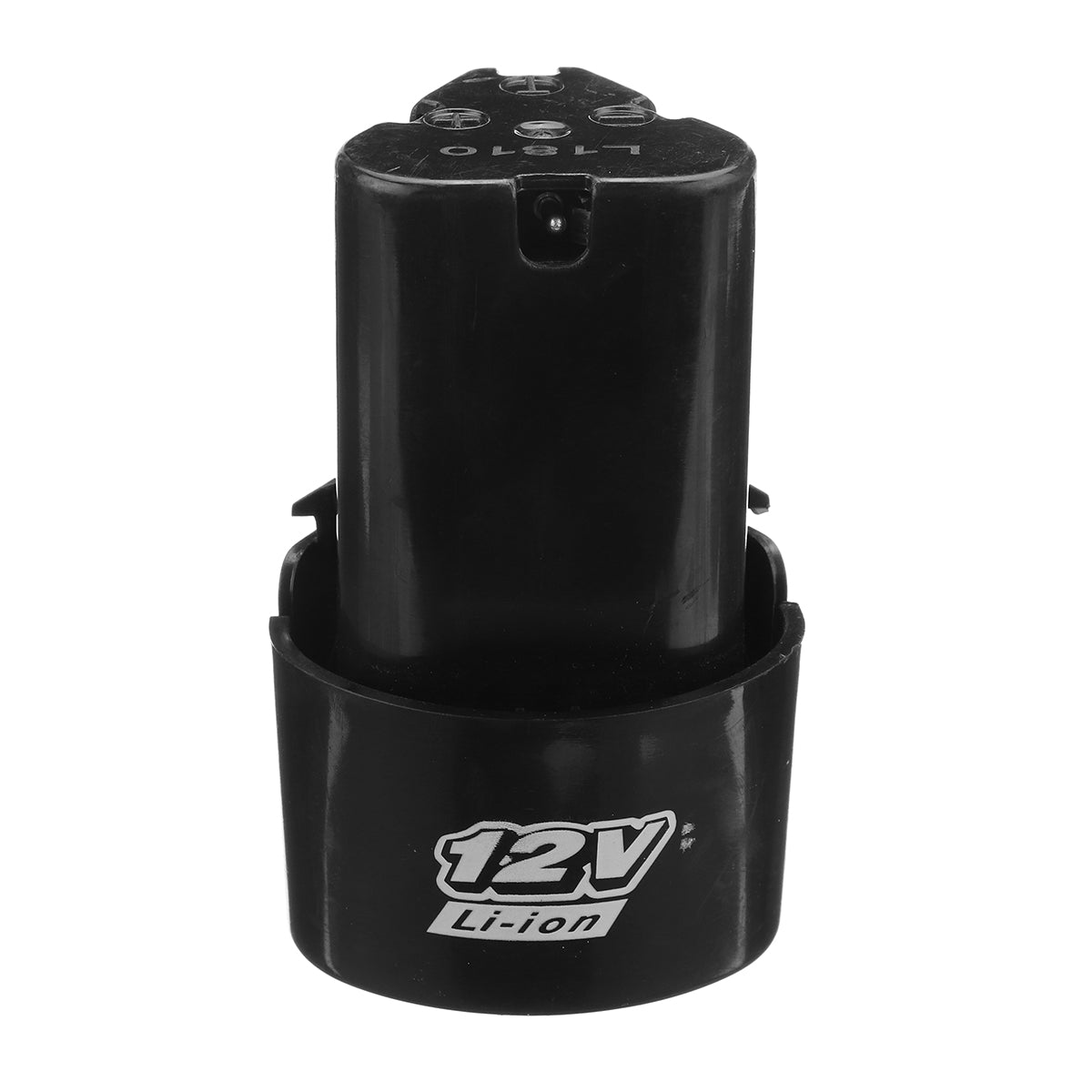 Black 12V Cordless Electric Ratchet Wrench + 2 Li-ion BatteryKit 3/8inch Head 60Nm 280RPM LED Light