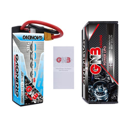 Light Gray Gaoneng 11.1V 6200mAh 90C 3S XT60 Plug Lipo Battery for RC Car