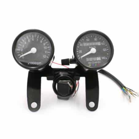 3-in-1-Motorrad-Tachometer, Drehzahlmesser und Kilometerzähler