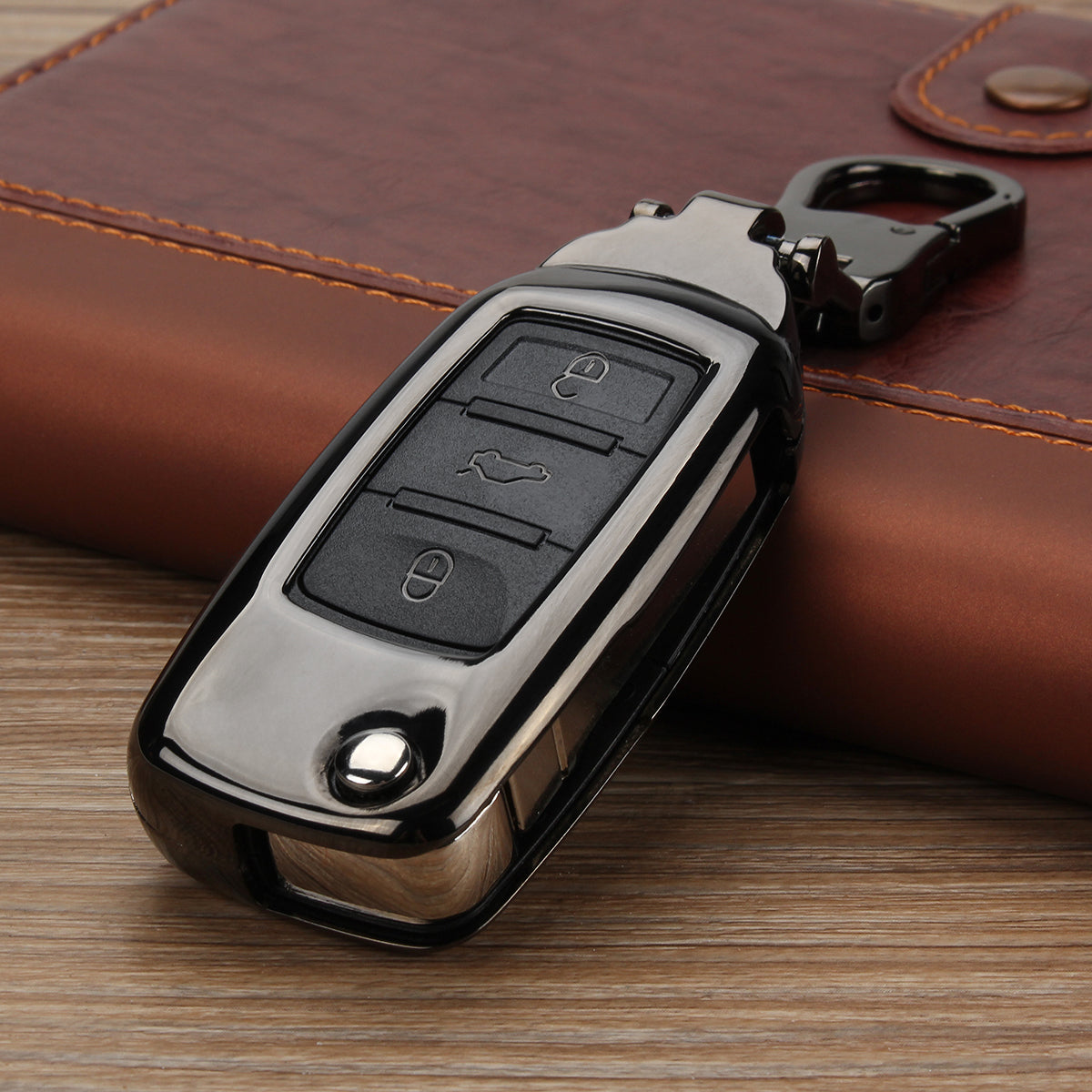 Zinc Alloy Car Key Case/bag Protector Cover Remote Control Fob for VW for Volkswagen GTI Golf Jetta - Auto GoShop