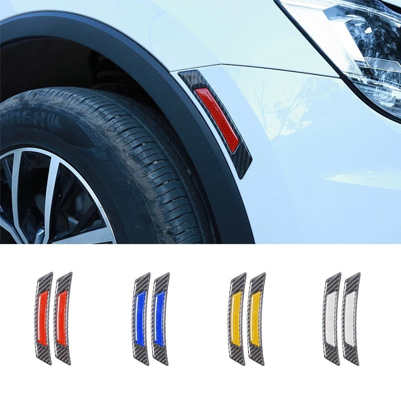 Dark Slate Gray Car wheel brow reflective stickers
