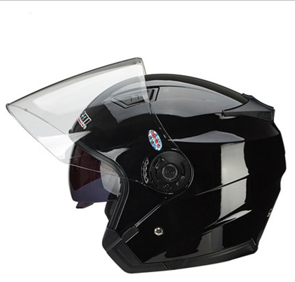 Black Motorcycle helmet