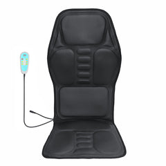 Dark Slate Gray DC 12V AC 110V 220V Car Massage Cushion Mat Nine-point Massage Heating Heater