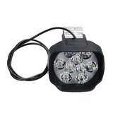 Dark Slate Gray 60W 6000LM Motorcycle LED Headlights Spotlight White Driving Working Spot Lights Scooters Car Fog DRL Lamp Bulb