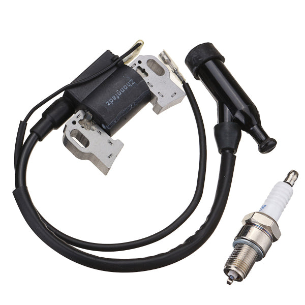 Dark Slate Gray Ignition Coil + Spark Plug For Honda GX240 GX270 GX340 GX390 8HP/11HP Engine
