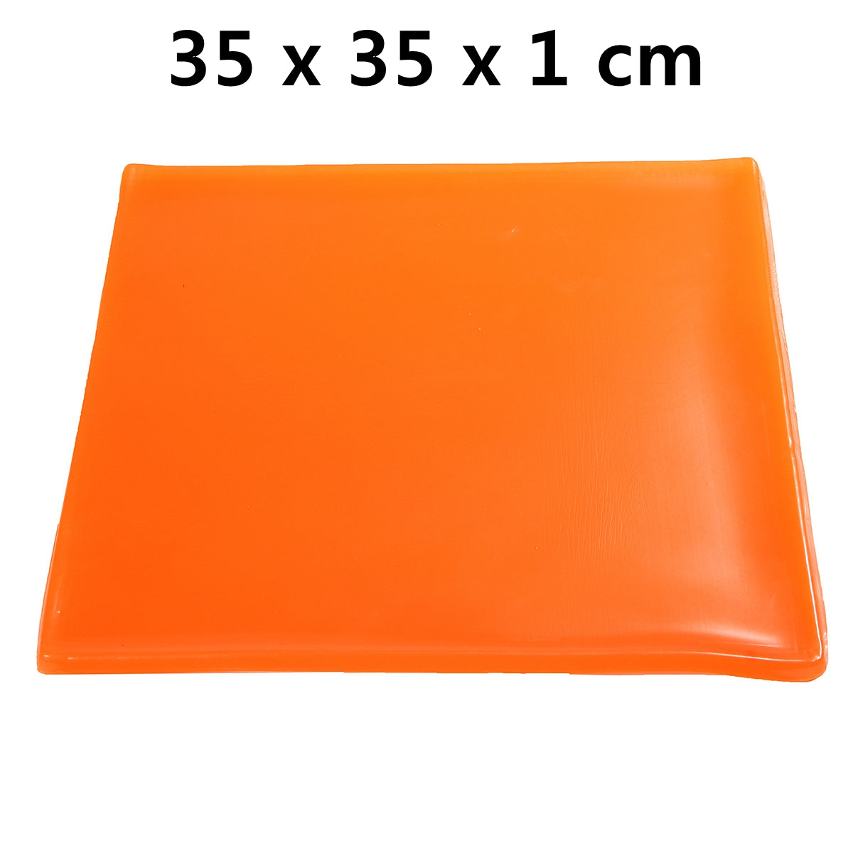 Dark Orange Cool Seat Cushion Gel Pad Shock Absorption Mat Comfortable Soft Orange Motorcycle ATV Office