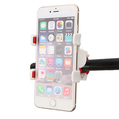 Gray Phone Holder Handlebar Mount Holder For Motorcycle Bicycle Electric Scooter (White)