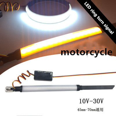 Sienna Two-color motorcycle modified turn signal front shock absorber LED ring turn signal modified LED turn light ring