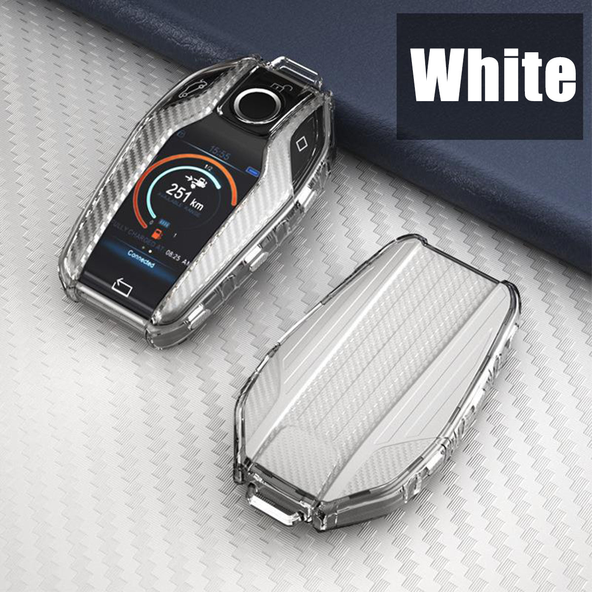 Soft TPU Car LED Display Key Cover Case Shell For BMW 5 7 Series G11 G12 G30 - Auto GoShop