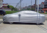 Light Gray Dust Resistant / Waterproof High Quality Full Car Cover S-XL in size