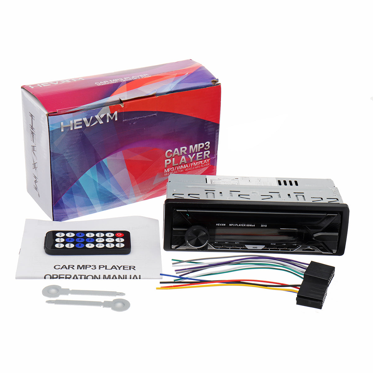 12V DC 4 X 60W Colorful Multifunction bluetooth Car MP3 Player - Auto GoShop