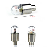 White Smoke Colorful valve light (Silver)