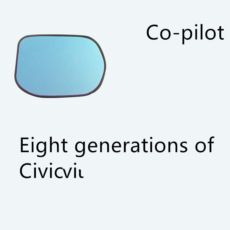 Sky Blue Civic Rearview Mirror Lens Reversing Mirror