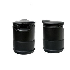 Black Covered ashtray for automobiles (Black)