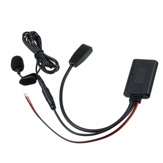 Dark Slate Gray Car Wireless Audio Cable AUX USB Adapter bluetooth Microphone For BMW E46