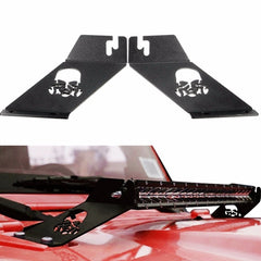 Rosy Brown Pair 20inch-22inch LED Work Light Frame Hood Mounting Brackets For Jeep Wrangler 07-16
