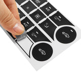 Snow A/C Button Stickers Kit Dash Repair Decal For Mercedes W204 C250 C300 C350 10-14