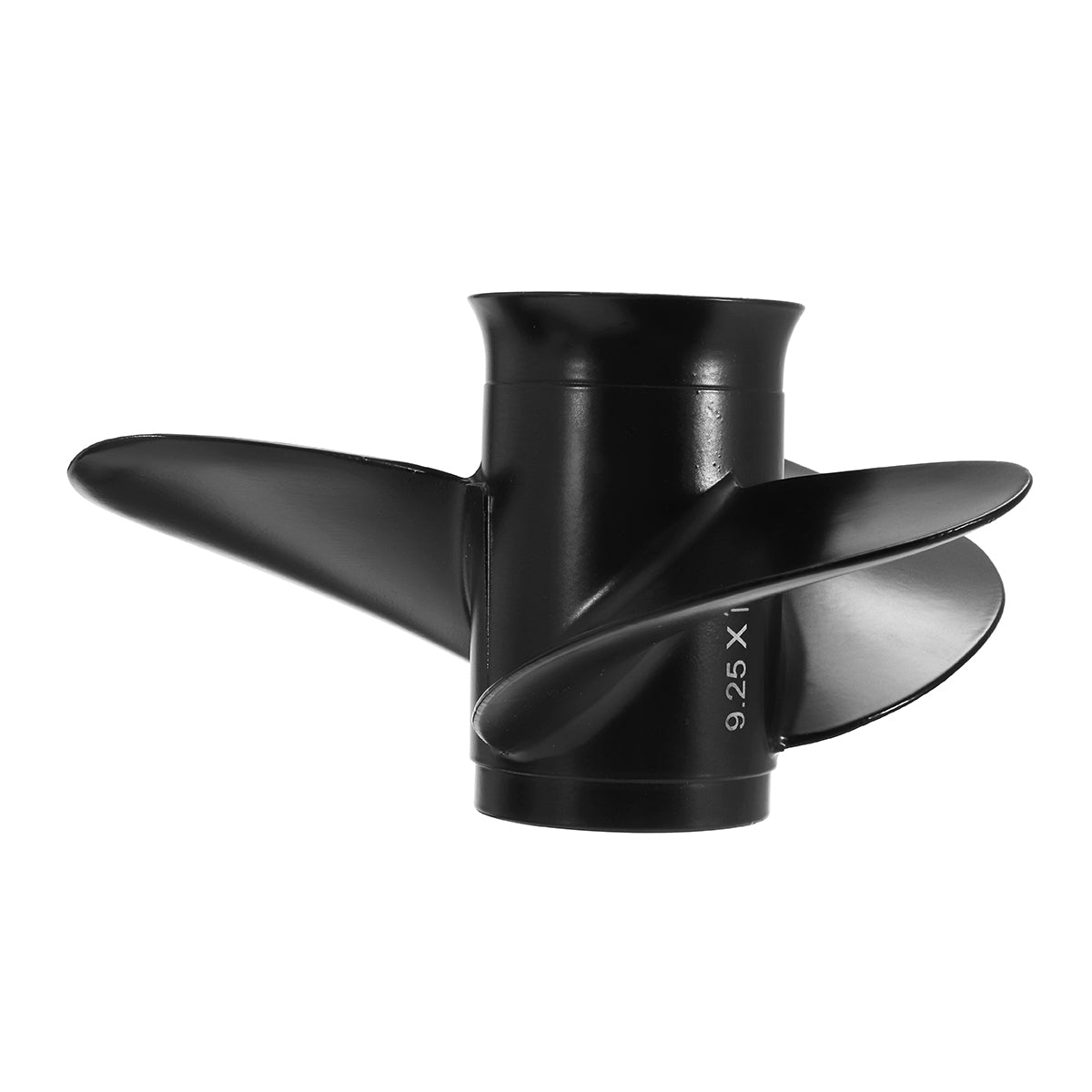 Black 9.25 x 11 Outboard Propeller For Mercury Tohatsu Nissan 9.9-20HP 48-897754A11