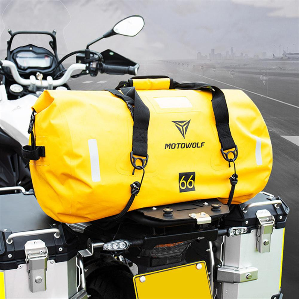 Light Goldenrod 90L 66L 40L Motorcycle Luggage Car Waterproof Storage Pack Outdoor Travel Large Capacity Bag