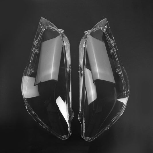 Dark Gray Car Headlight Headlamp Lens Cover Clear for BMW F01 F02 740i 740Li 750i 750Li 760i 760Li 2009-2015