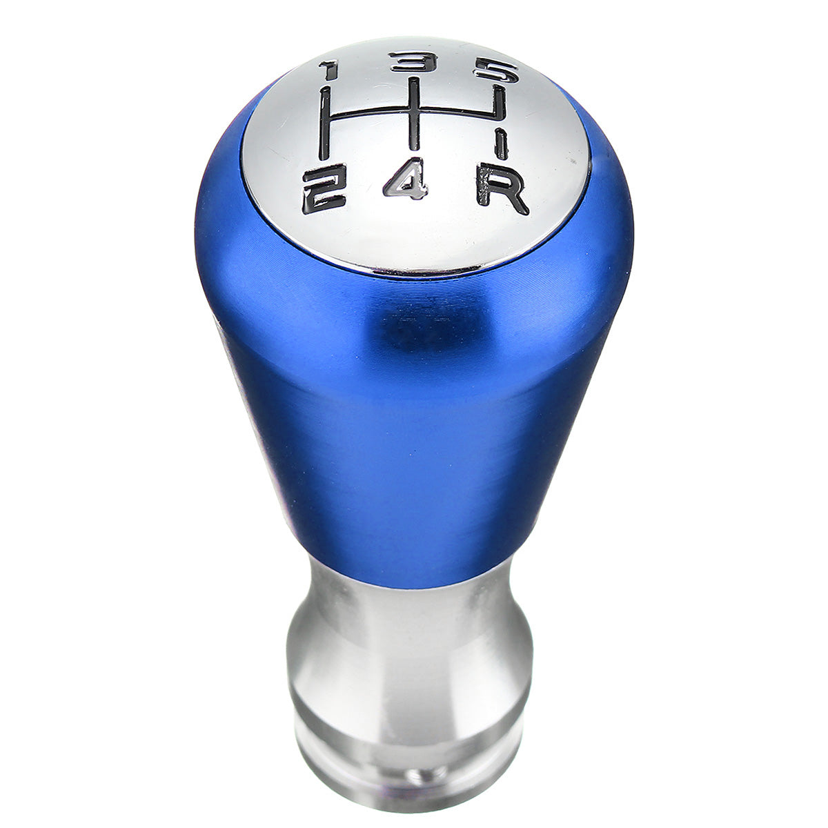 Royal Blue 5 Speed Manual Gear Shift Knob Aluminum Alloy Black/Blue/Red with Adapter For Peugeot 405 307 206