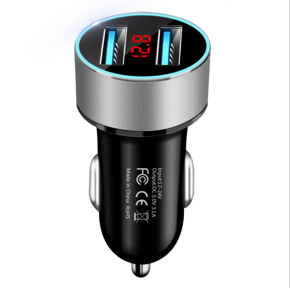 LED digital display car charger - Auto GoShop