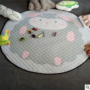 Explosion models Ins cotton car storage mat storage toy mats Round outing children climbing mat storage bag - Auto GoShop