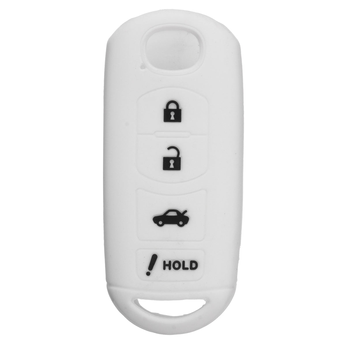 Light Gray 4 Button Remote Key Cover Case Shell Easy Installation For MAZDA 3 6 MX5 CX-5 CX-7 CX-9
