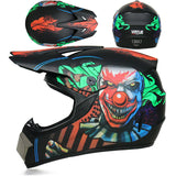 Aquamarine Junior Motocross Helmet