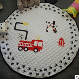 Explosion models Ins cotton car storage mat storage toy mats Round outing children climbing mat storage bag - Auto GoShop