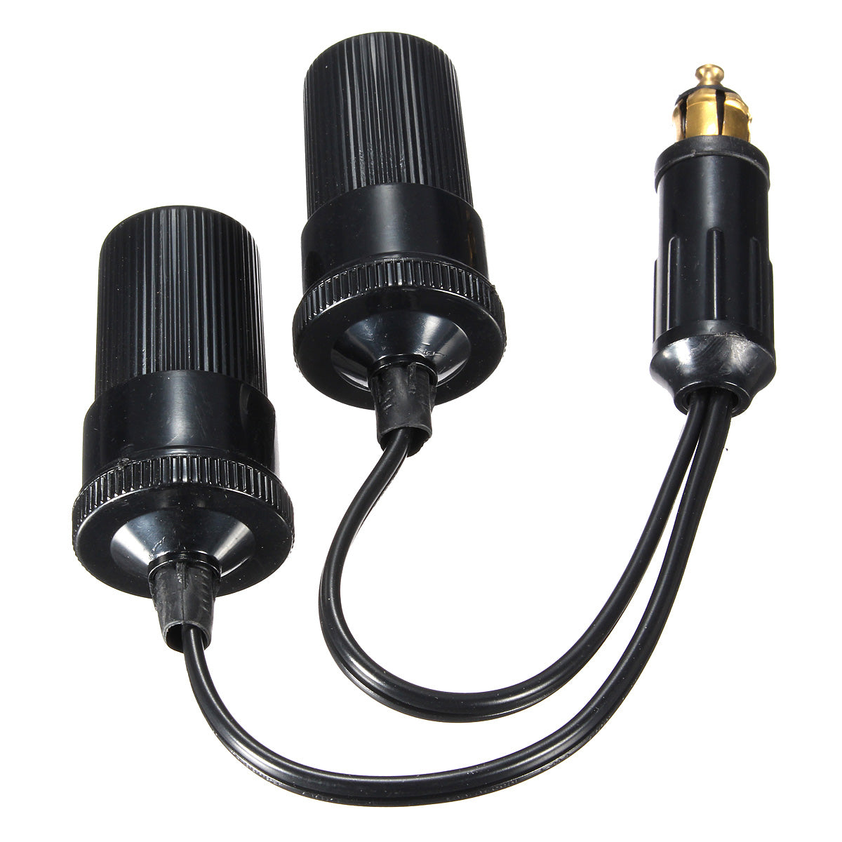 Dark Slate Gray Car Lighter Adaptor Converter Hella Plug To Twin Socket