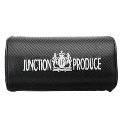 2PCS Black PU Leather Sponge Car Seat Headrest Cushion Neck Pillow Support Protection - Auto GoShop