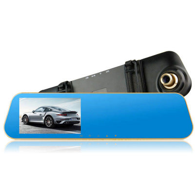 Dodger Blue Car rearview mirror driving recorder (Blue)