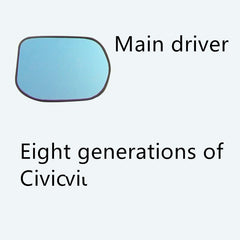 Sky Blue Civic Rearview Mirror Lens Reversing Mirror