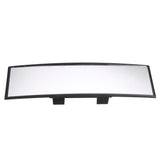 Dark Slate Gray Car Interior Panoramic 270mm Convex Rear View Rearview Mirror Universal Clip On