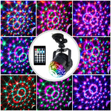 Snow LED RGB Colorful Car Music Light Sound Atmosphere Stage Lamp with Remote Voice Control for DJ KTV Party