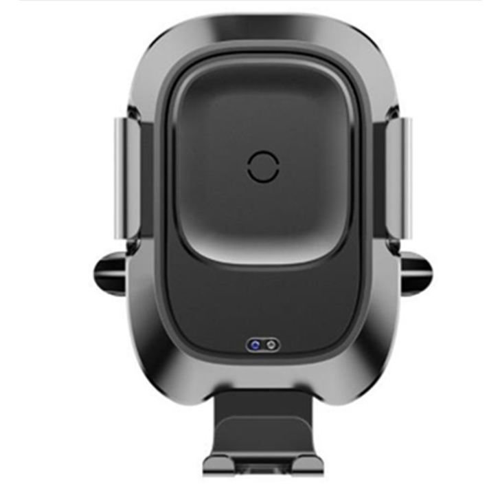 Dark Slate Gray Smart car bracket wireless charging air outlet mobile navigation frame wireless charging sensor bracket (Black)