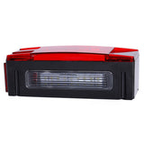 Red Pair LED Rectangle Stud Stop Turn Tail Lights Waterproof Red for Truck Trailer Boat