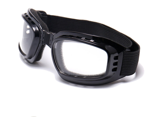 Dark Slate Gray Unisex Full Rim Skiing Glasses Foldable Tactical Goggles Skate Climbing Cycling Sunglasses Eyewear