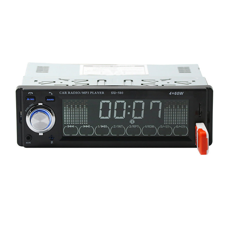Dark Slate Gray Touch screen car Bluetooth MP3 player (Black)