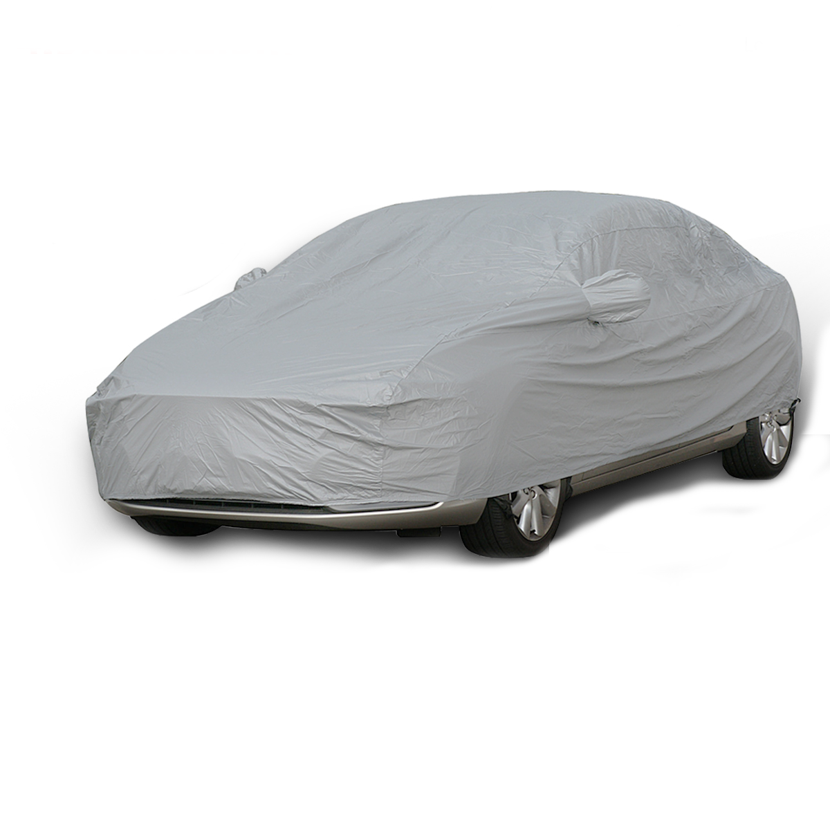 Dark Gray Universal XL Full Car Cover Cotton Waterproof Breathable Rain Snow Protection