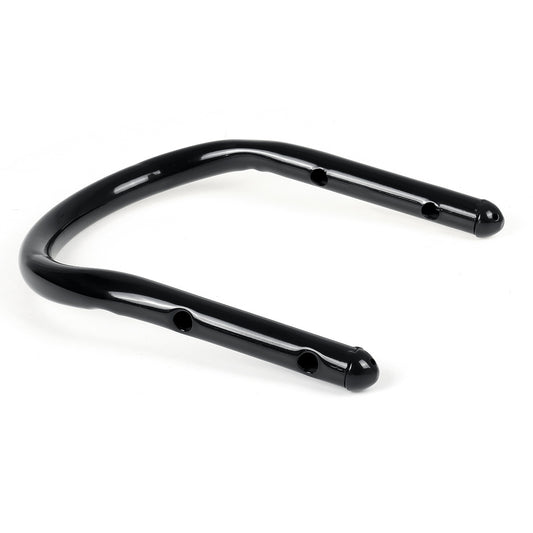 Black Universal Motorcycle Rear Seat Loop Frame Hoop Upswept Type For HONDA For YAMAHA