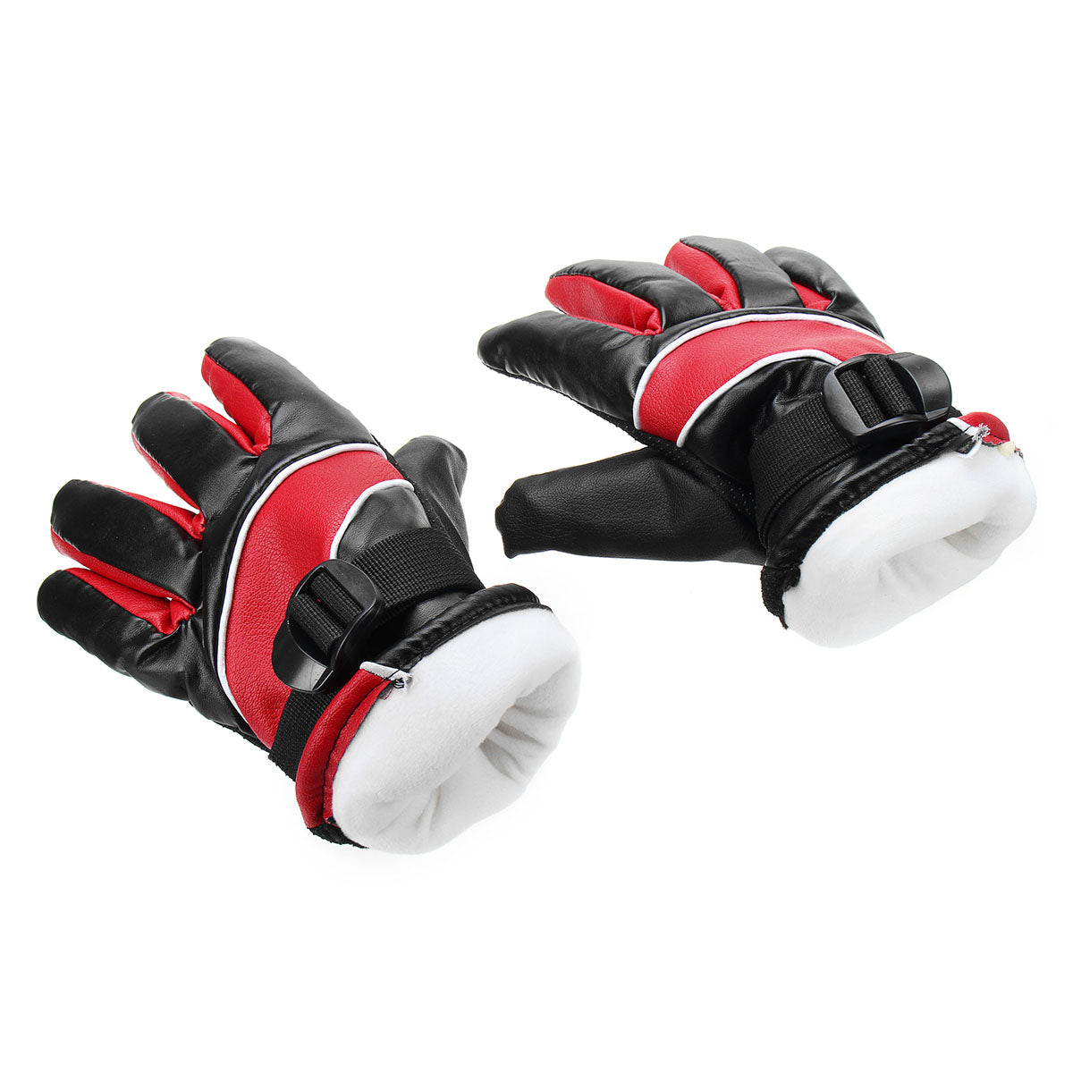 Maroon 12V Warm Electric Heated Warmer Winter Gloves Motorcycle Scooter E-bike
