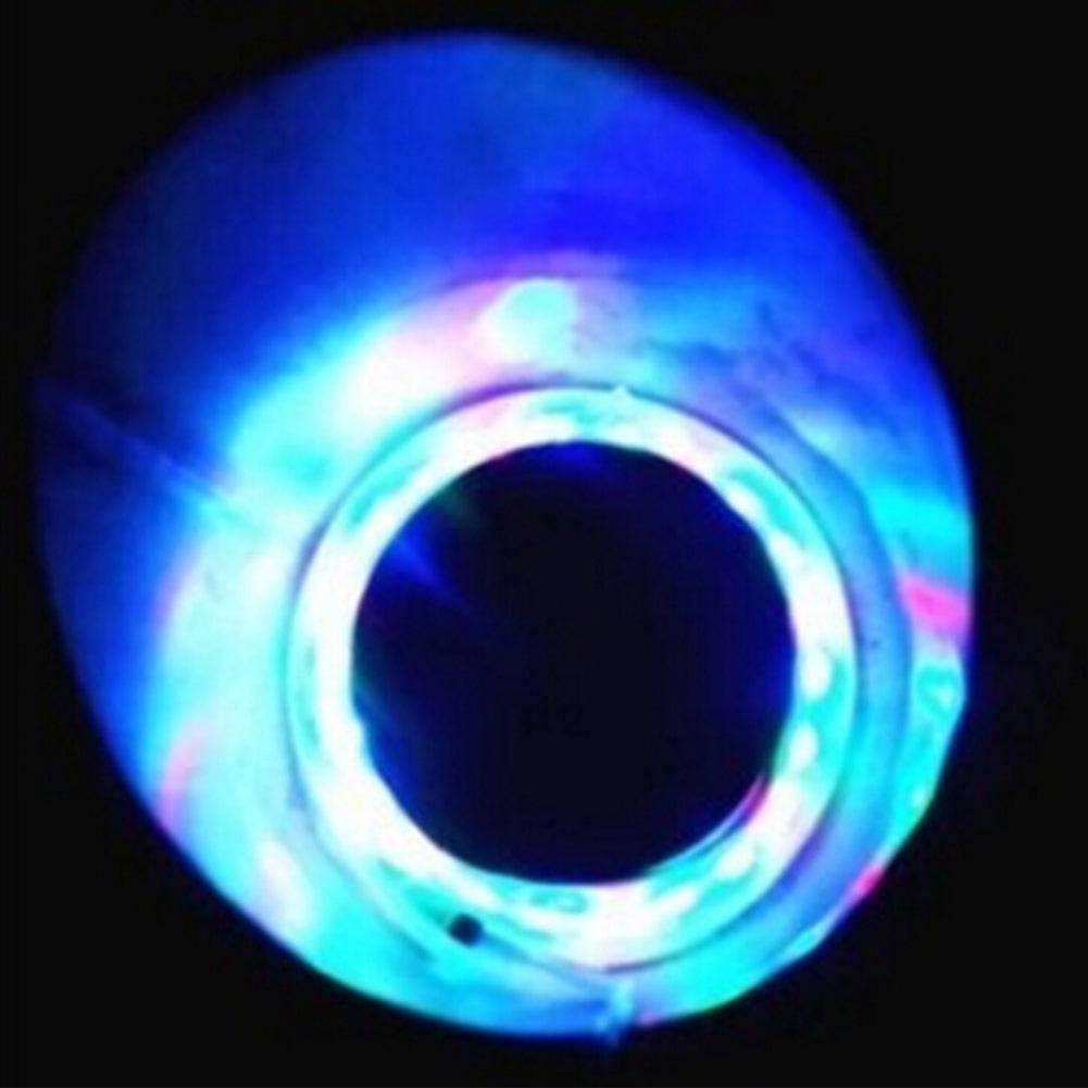 Blue Motorcycle modified exhaust lamp