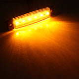 Yellow LED Side Marker Indicator Lights Lorry Sidelamp 9.6cm 5-Color for Jeep Car Truck SUV