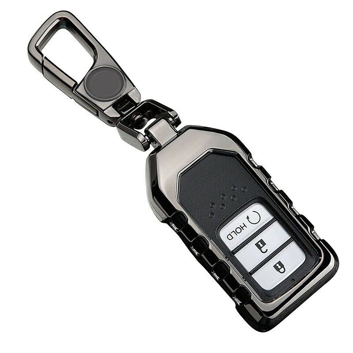 Dark Slate Gray Car Key Cover Case Holder Protector Accessories Black For Honda Accord 2018 2019