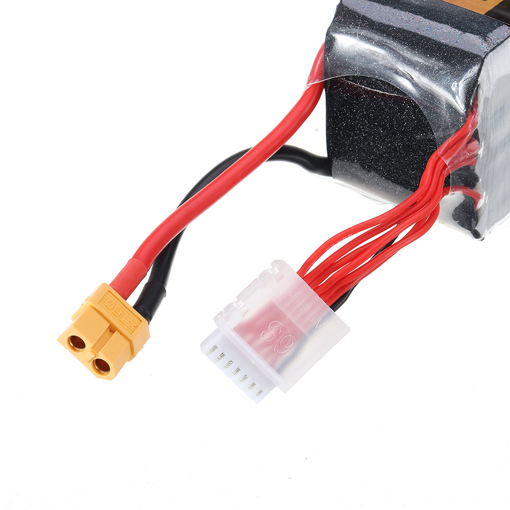 Maroon ZOP Power 22.2V 5500mAh 75C 6S Lipo Battery XT60 Plug for FPV RC Helicopter Car Airplane