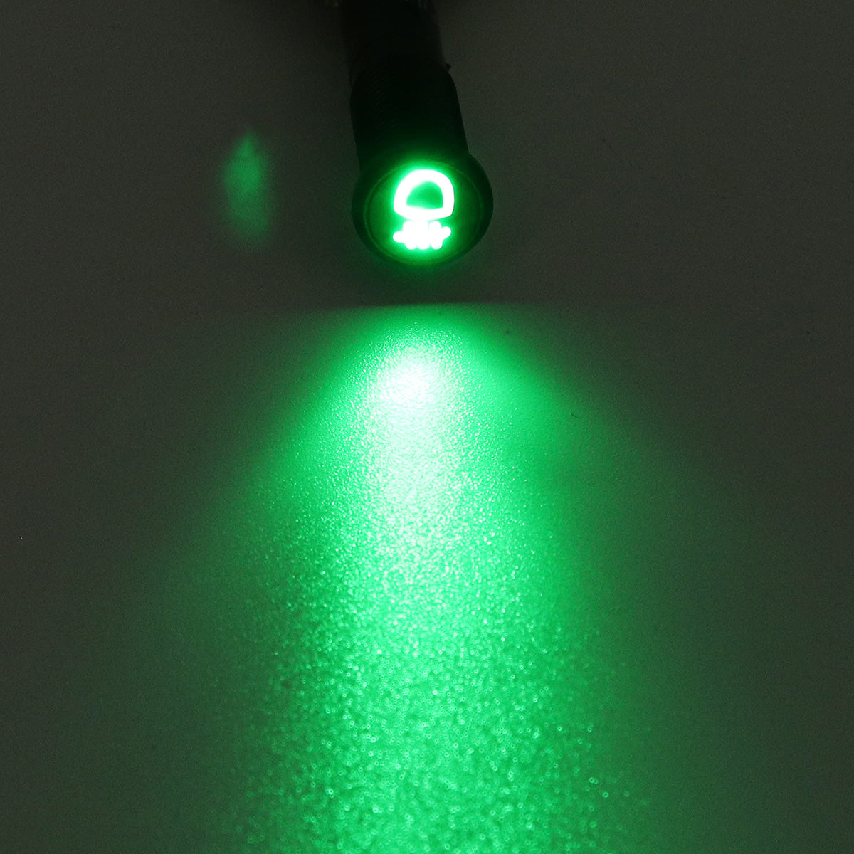 Medium Sea Green 12/24/36V 16MM LED Dashboard Warning Signal Light Van Dash Panel Indicator Lamp